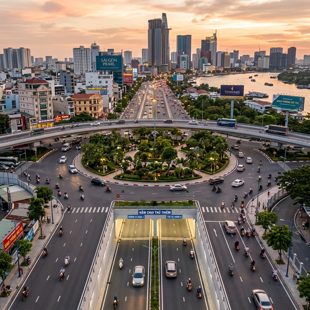 Nút giao Bùi Viện - Lê Hồng Phong